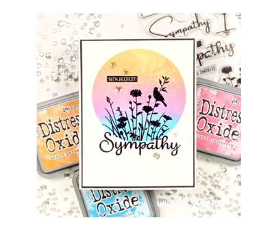 Sympathy Silhouette - Whimsy Stamps