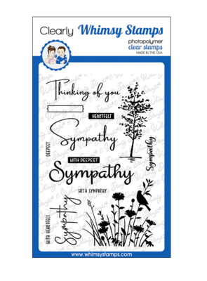 Sympathy Silhouette - Whimsy Stamps