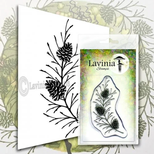 Fir Cone Branch - Lavinia Stamps