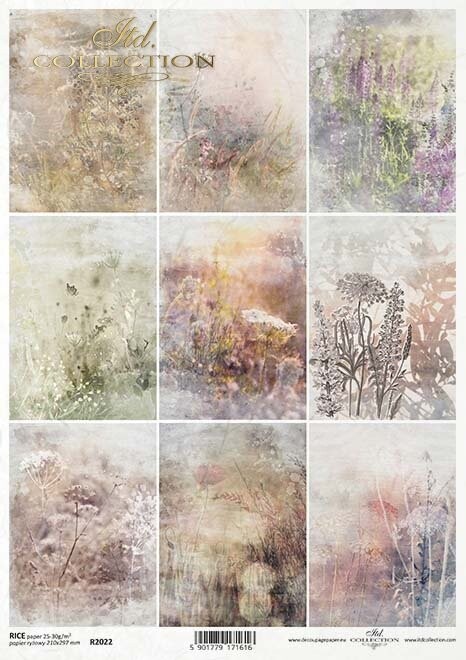 Summer Meadow Collage A4 - ITD Collection