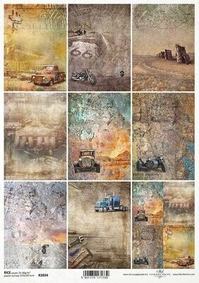 Route 66 Legendary Series Collage A4 - ITD Collection