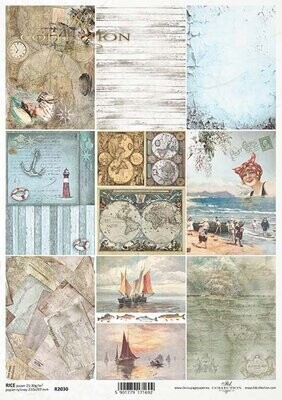 Sea Stories Collage A4 - ITD Collection