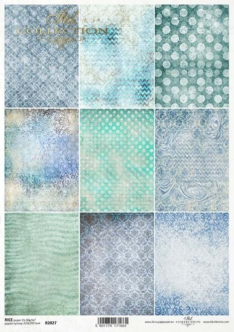 Four Elements Water Collage A4 - ITD Collection