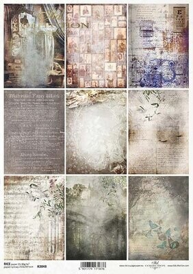 Old Diary Series Collage A4 - ITD Collection