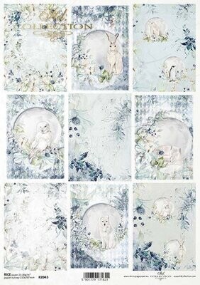 The World of Ice Porcelain Series Collage A4 - ITD Collection
