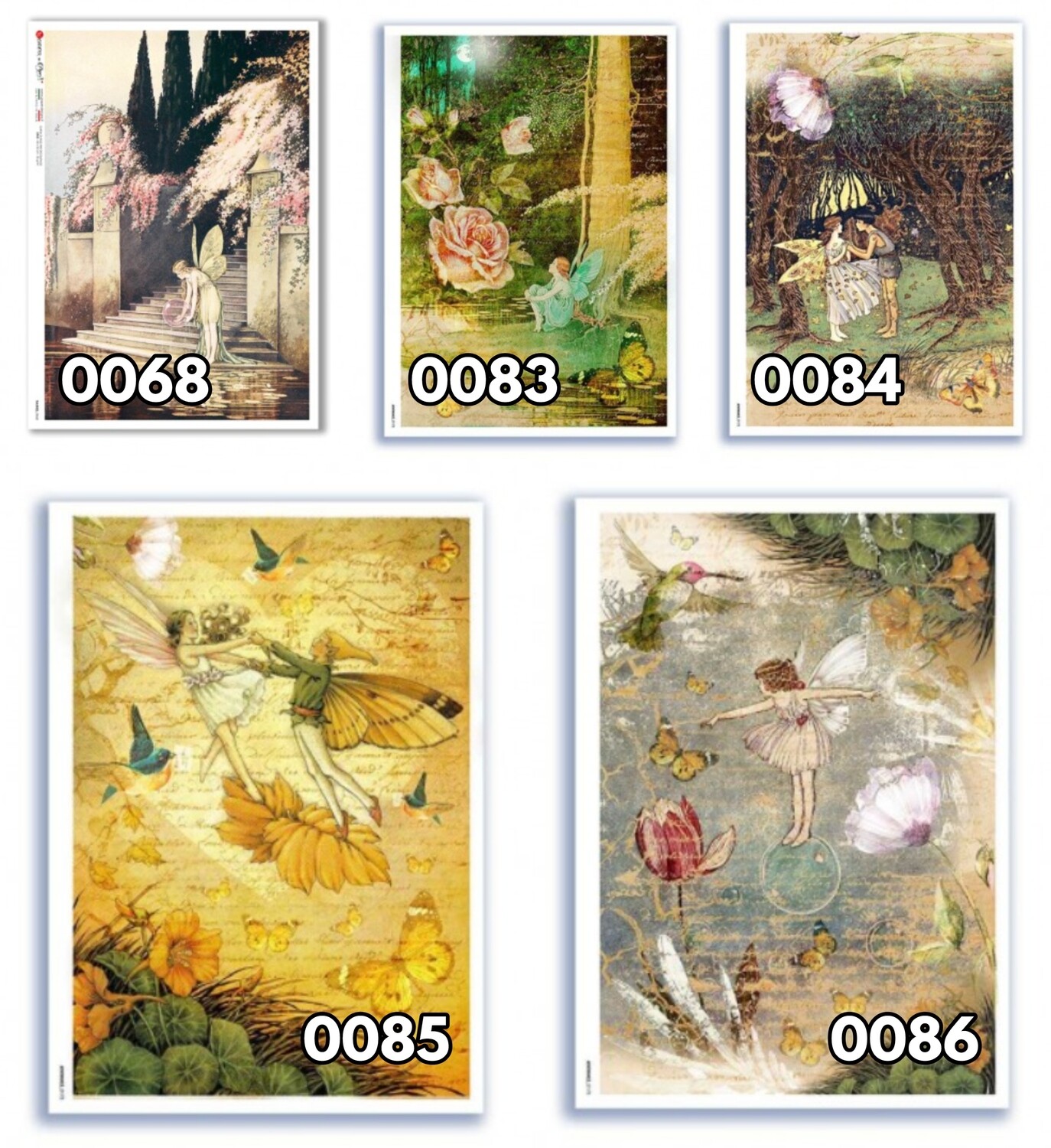 Fairies A4 - Paper Designs