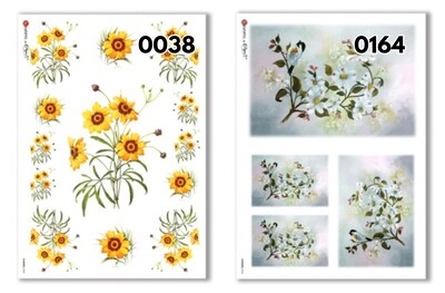 Flowers A4 - Paper Designs