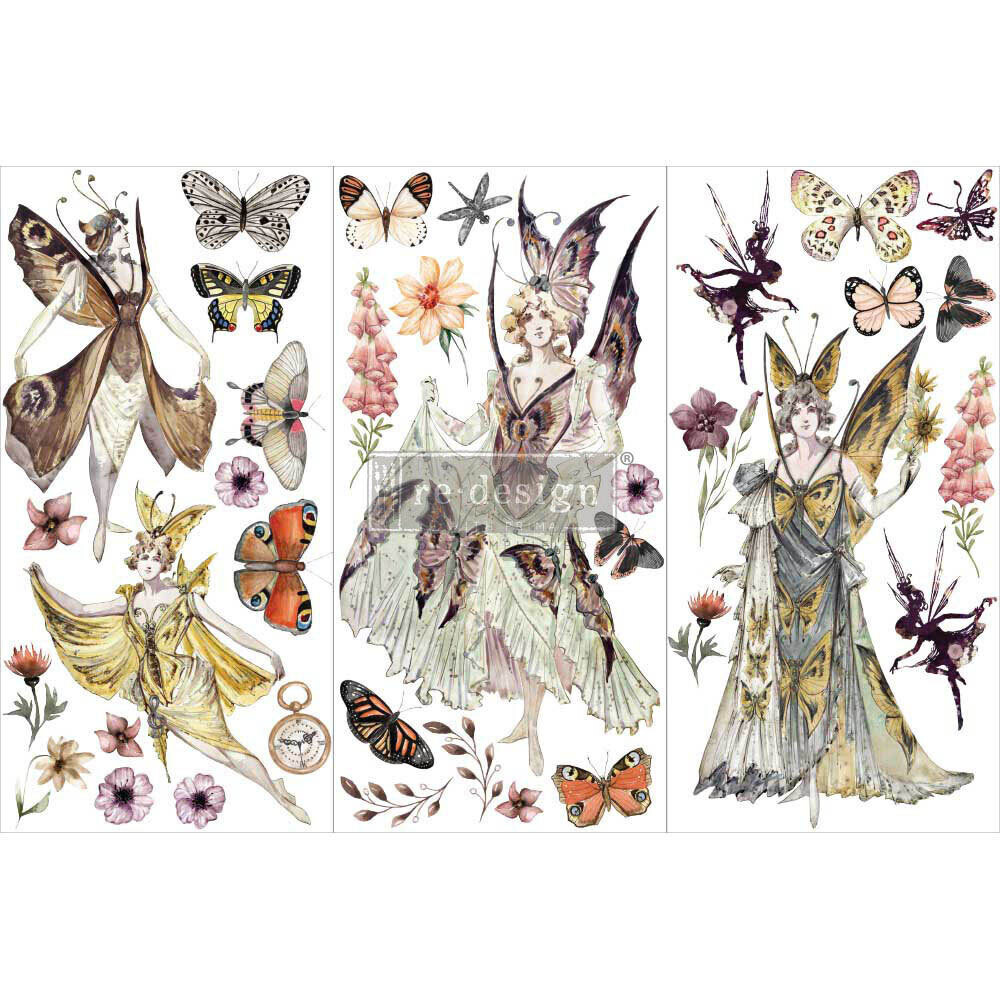 Forest Fairies 6x12 Transfer Sheets - Re-Design With Prima