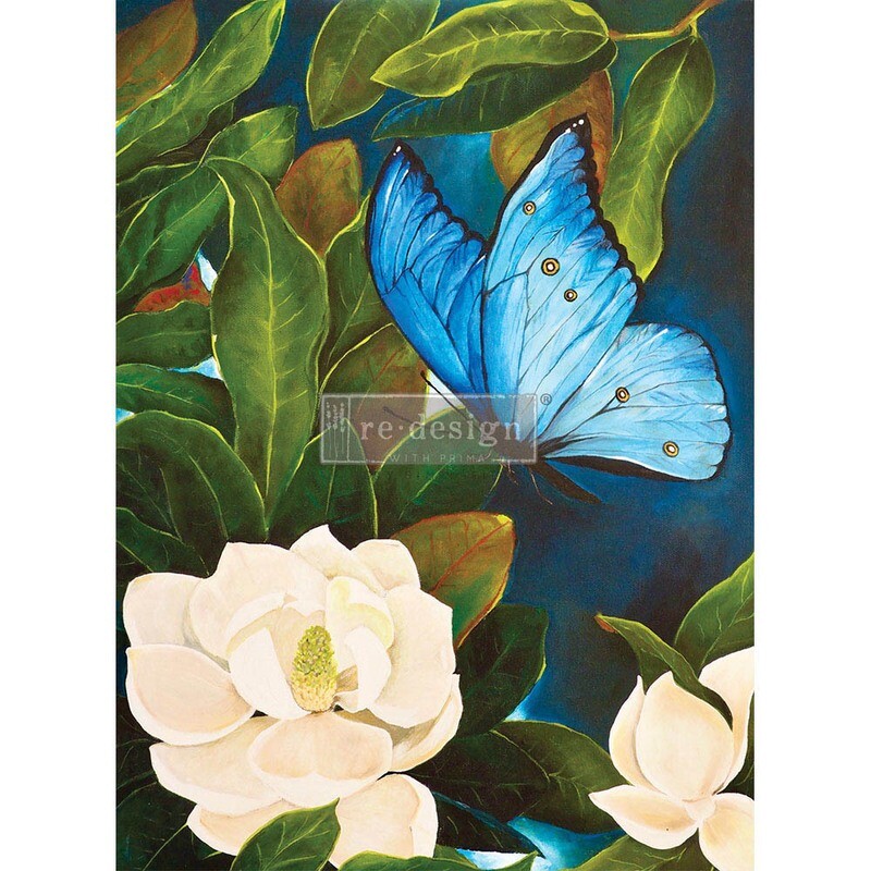 Sapphire Angel A1 Rice Paper - Re-Design With Prima