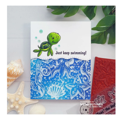 Ocean Fest Background - Whimsy Stamps