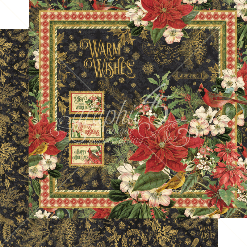 Warm Wishes 12x12 w/ Stickers - Graphic 45