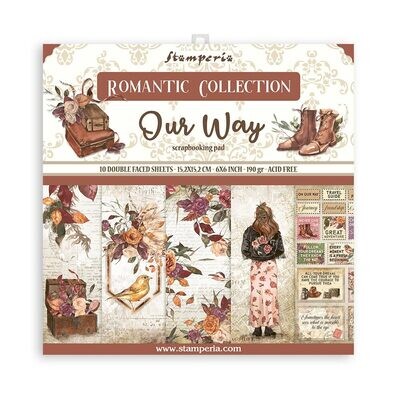 Romantic Our Way 6x6 - Stamperia