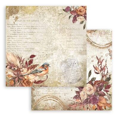 Romantic Our Way 8x8 - Stamperia
