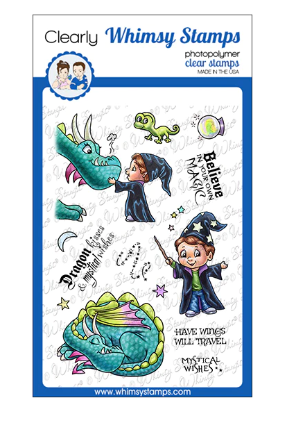 Wizard in Training Clear Stamps - Whimsy Stamps