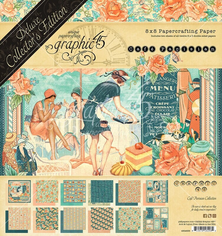 Cafe Parisian 8x8 - Graphic 45