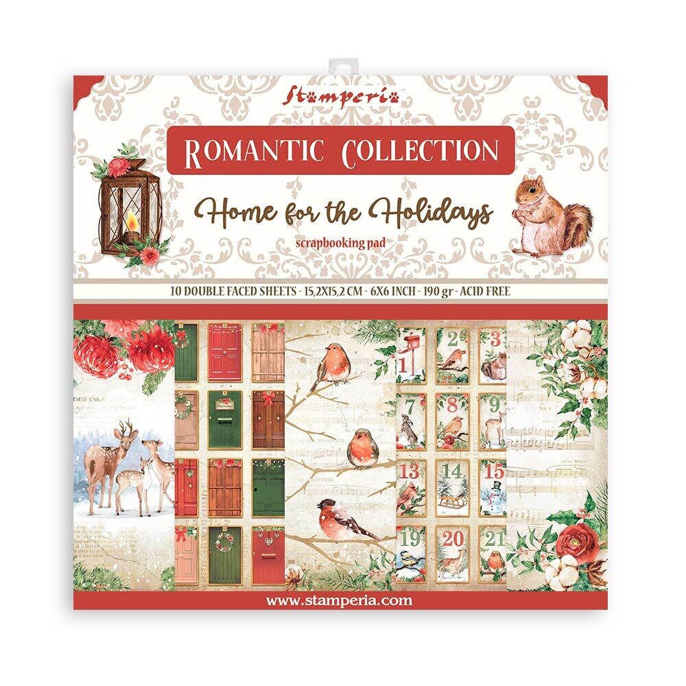 Romantic Home for the Holidays 6x6 - Stamperia