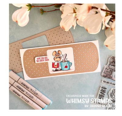 Hug in a Mug Clear Stamps - Whimsy Stamps