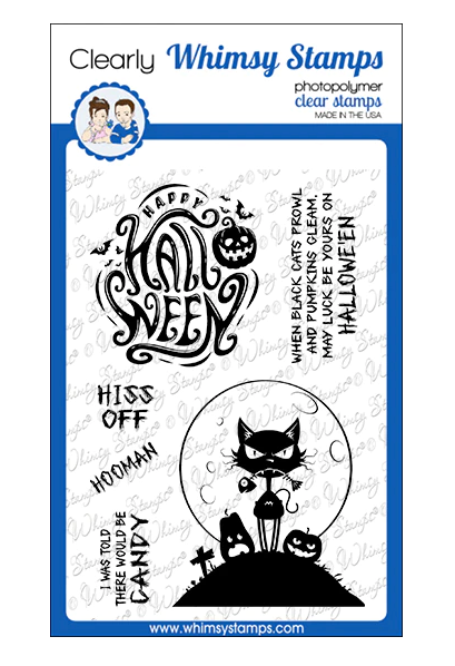 ATC Hiss Off Clear Stamps - Whimsy Stamps