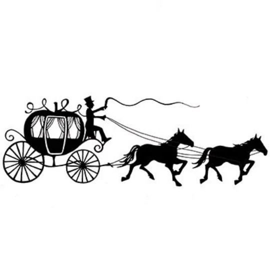 Horse and Carriage - Lavinia Stamps