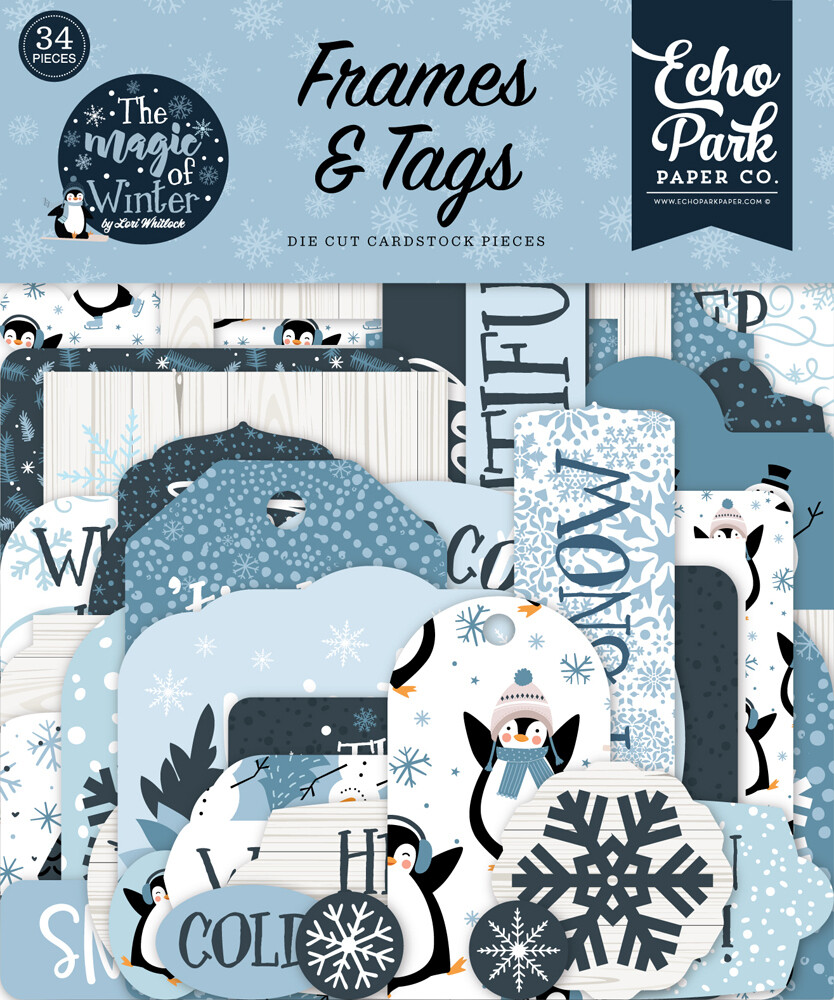 The Magic Of Winter Frames & Tags - Echo Park Paper Co.
