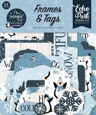 The Magic Of Winter Frames & Tags - Echo Park Paper Co.