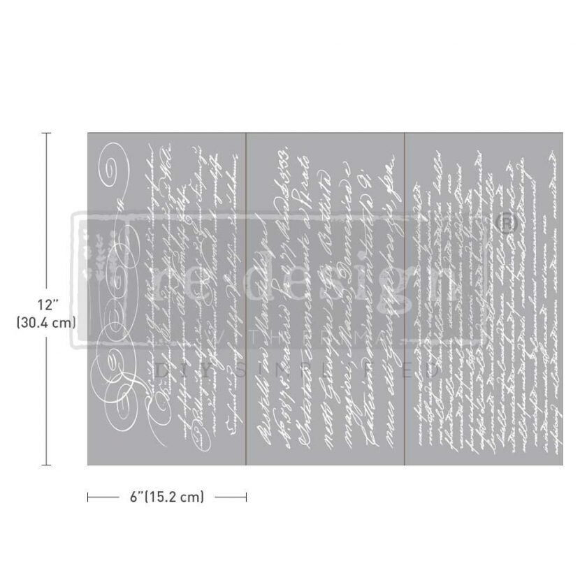 Secret Letter II 6x12 Transfer Sheets - Re-Design With Prima