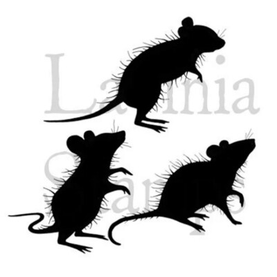Three Woodland Mice - Lavinia Stamps