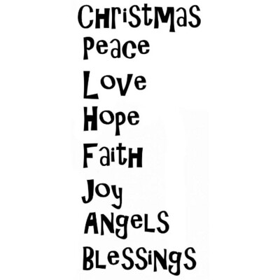 Christmas Blessings - Lavinia Stamps