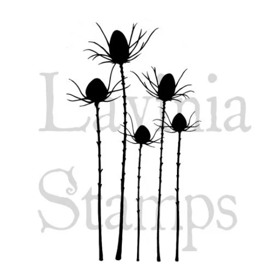 Silhouette Thistles - Lavinia Stamps