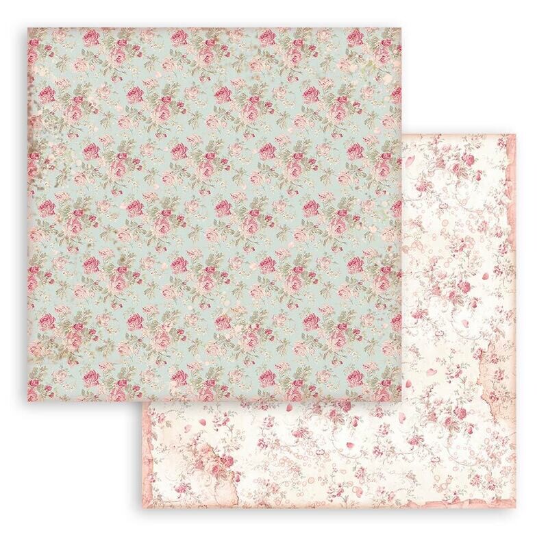 Rose Parfum Backgrounds 8x8 - Stamperia