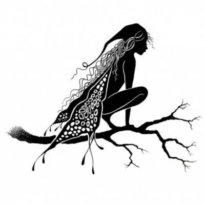 Raven Fairy - Lavinia Stamps