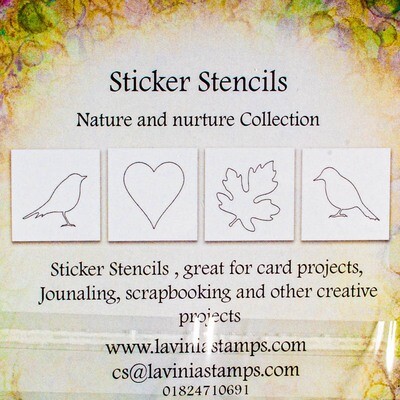 Nature and Nurture Sticker Stencils - Lavinia Stamps