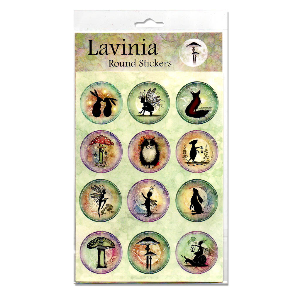 Round Journaling Stickers - Lavinia Stamps