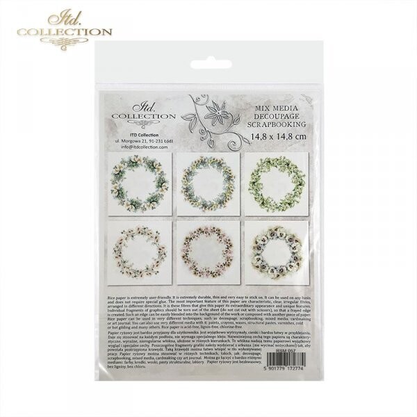 MINI Flower Wreaths Set - ITD Collection