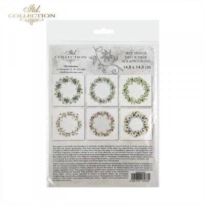 MINI Flower Wreaths Set - ITD Collection