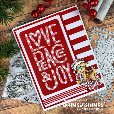 Reindeer Games - Shine Bright - Whimsy Stamps