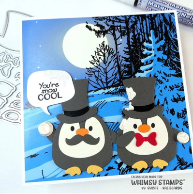 Blissful Blues 6x6 - Whimsy Stamps
