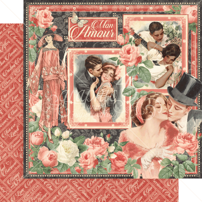 Mon Amour 8x8 - Graphic 45