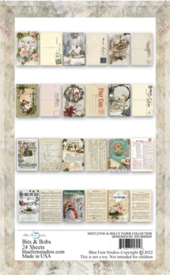 Mistletoe &amp; Holly Bits and Bobs - Blue Fern Studios