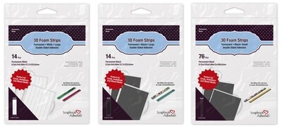 3D Foam Strips - Scrapbook Adhesives by 3L