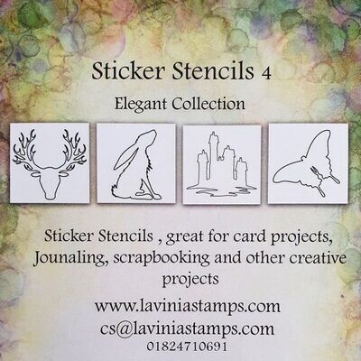 Elegant Collection Sticker Stencils - Lavinia Stamps