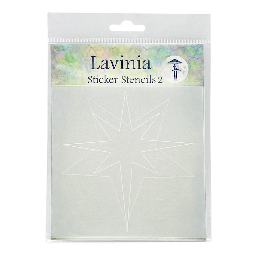 Night Star Sticker Stencils - Lavinia Stamps