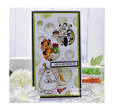 Jungle Birthday - Whimsy Stamps