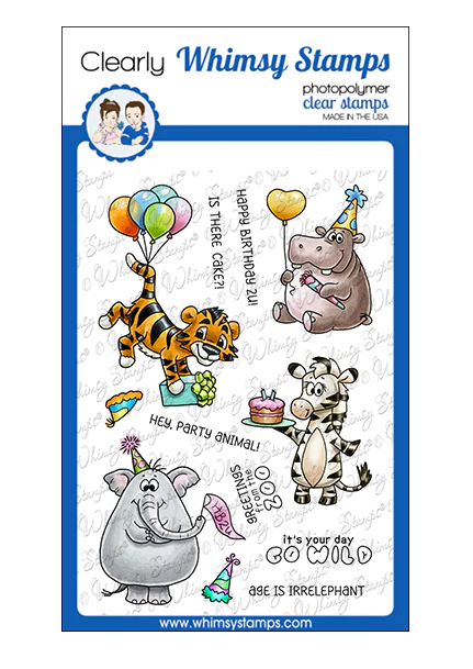 Jungle Birthday - Whimsy Stamps