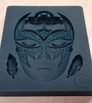 Bohemian Mask Set 3 Silicone Mold - Zuri-Inc