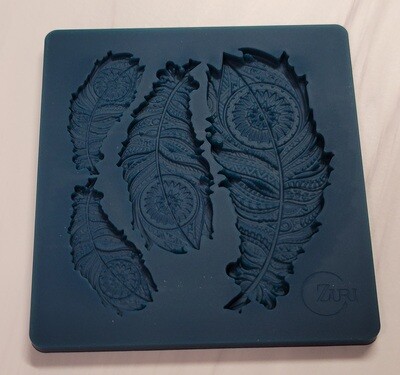 Bohemian Feathers Set 1 Silicone Mold - Zuri-Inc
