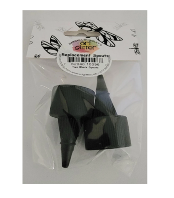 Black Replacement Spout - Art Glitter