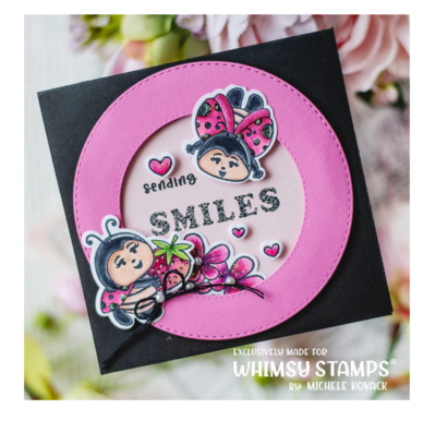 Lady Bugs - Whimsy Stamps