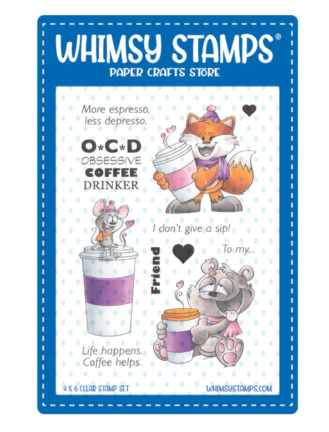 Give a Sip - Whimsy Stamps