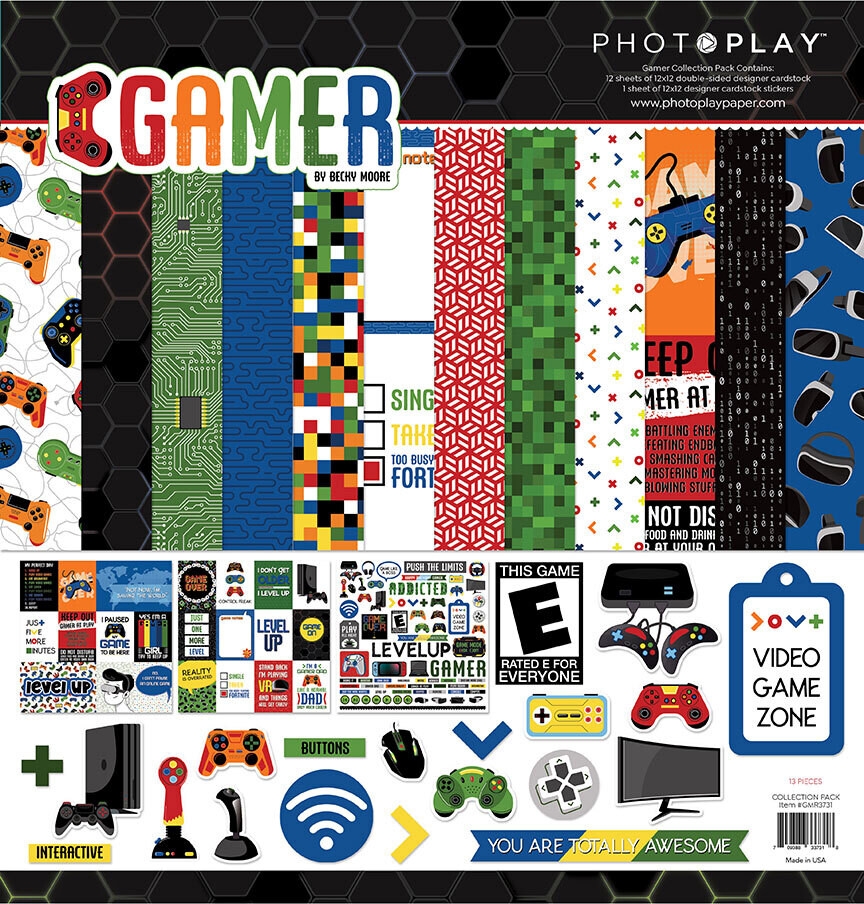Gamer Collection 12x12 - Photoplay Collection Pack